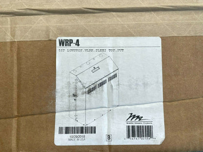 Middle Atlantic WRP-4 Low-Profile 4-Space Wall Mount Rack