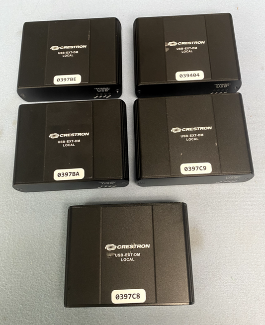 Crestron USB-EXT-DM-LOCAL Lot of 5 USB over Ethernet Extenders 6506400