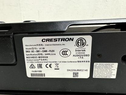 Crestron UC-SB UC-SB1-CAM-FLEX Sound Bar & Camera 6511283