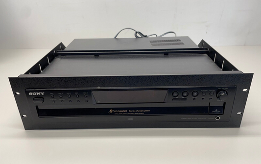 Sony CDP-CE375 5 Disc Carousel CD Changer - Rack Mount Included