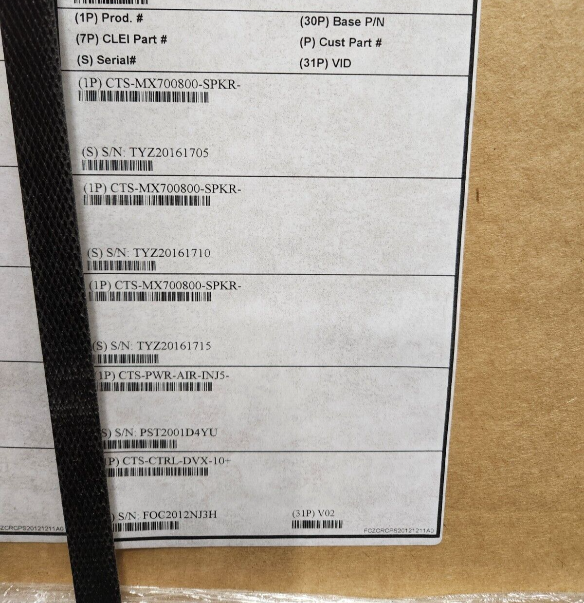 Cisco TelePresence MX700 Video Conference Kit NEW CTS-MX700D-2CAM-K9