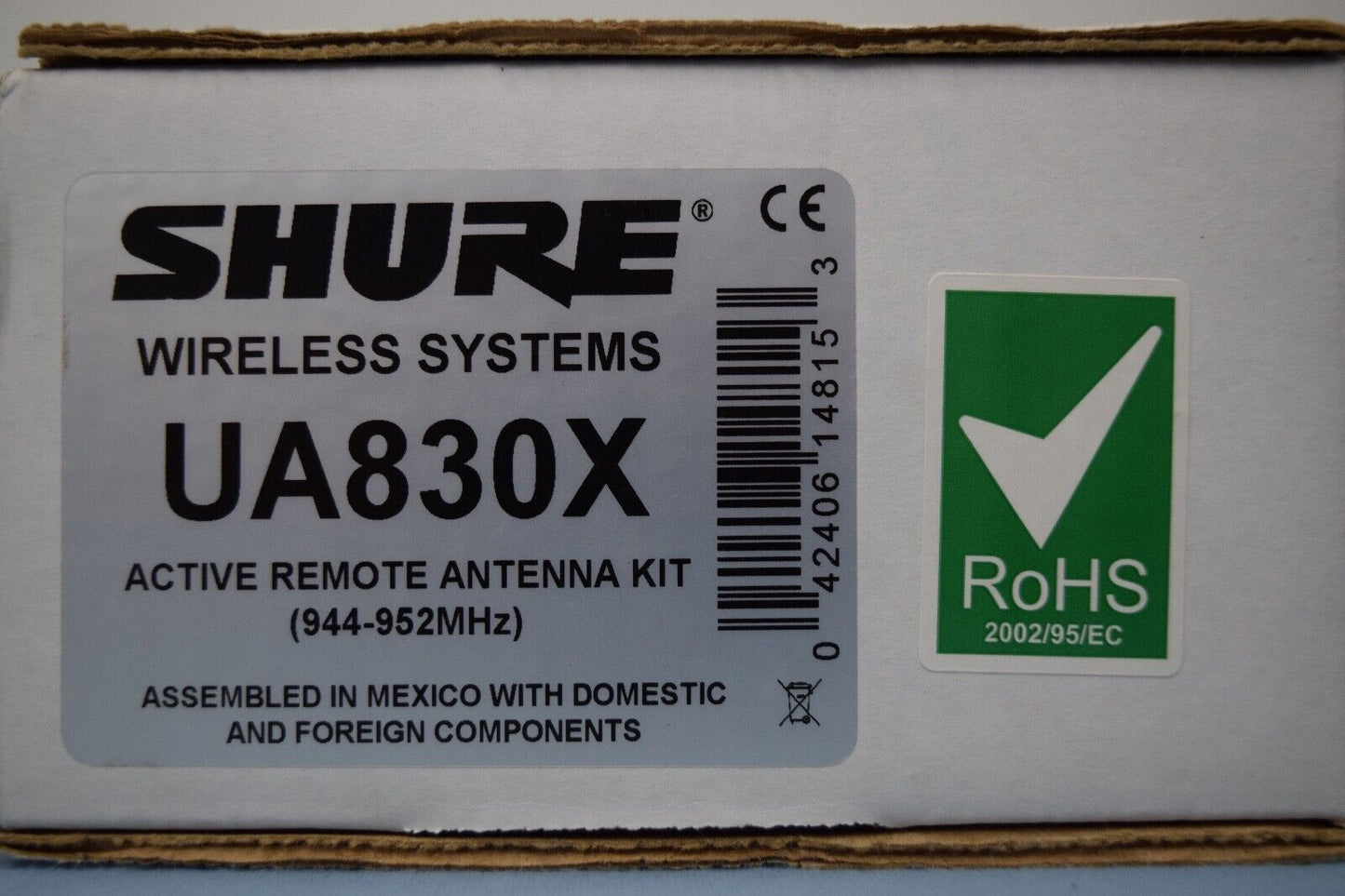 Shure UA830X Active Remote Antenna Kit 944-952 MHz