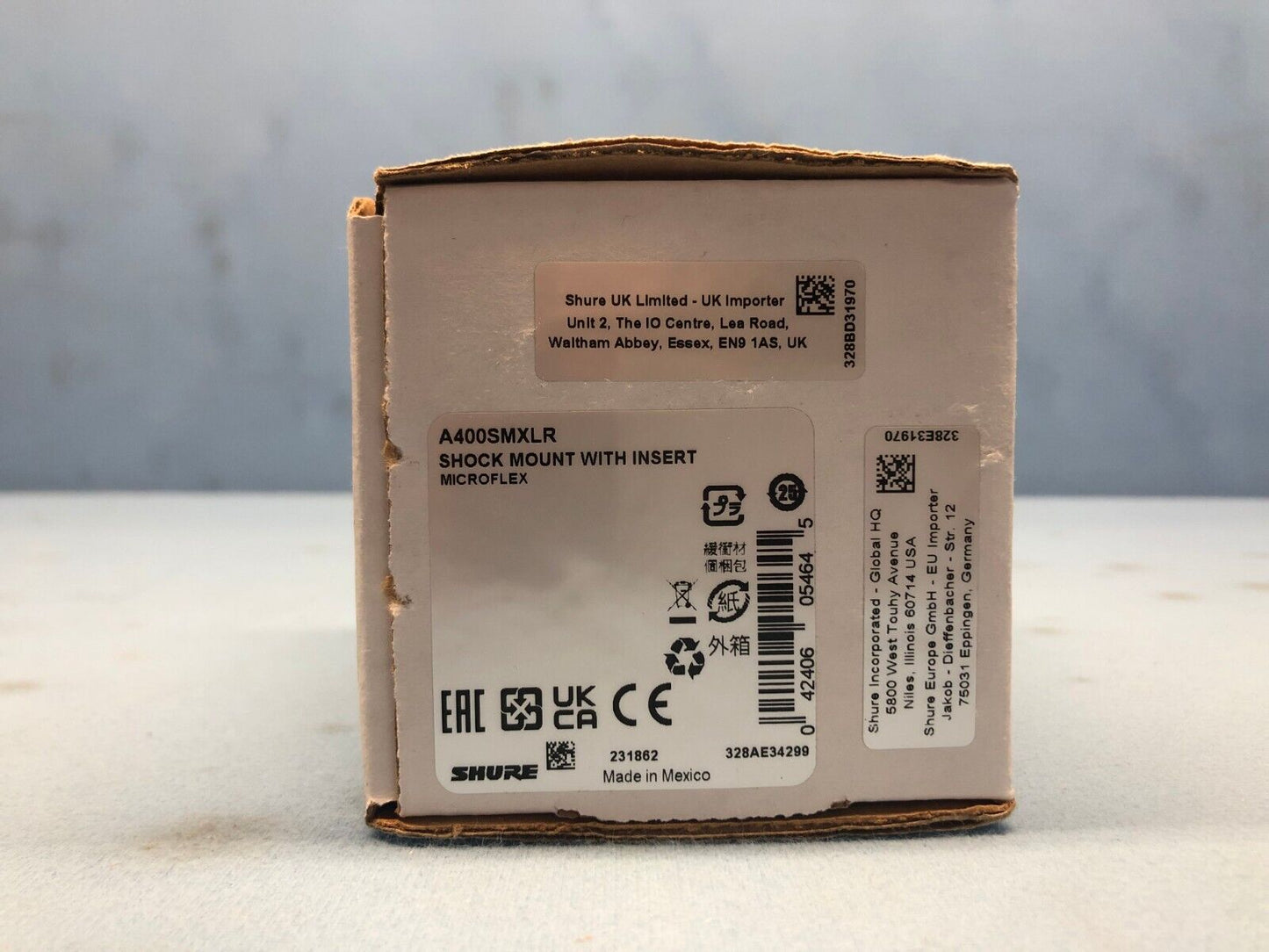 Shure A400SMXLR Microphone Shock Mount w/ XLR Connector Insert MICROFLEX