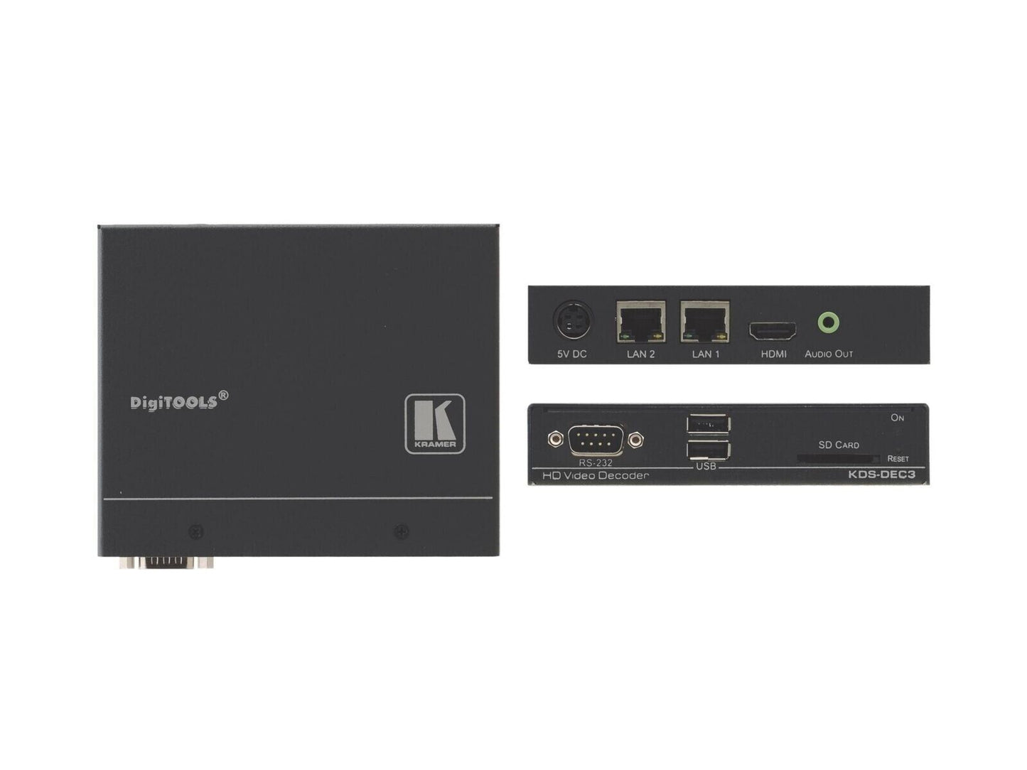Kramer KDS-DEC3 HD Video Decoder P/N: 60-00002890