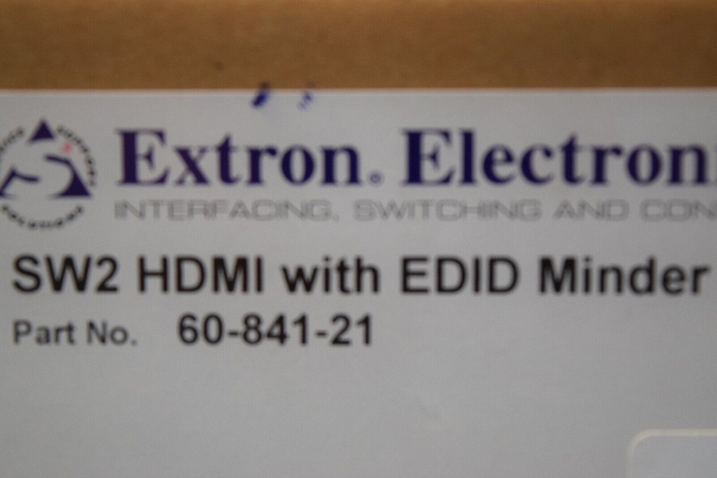 Extron SW2 HDMI WITH EDID Minder Two-Input HDMI Switcher 60-841-21
