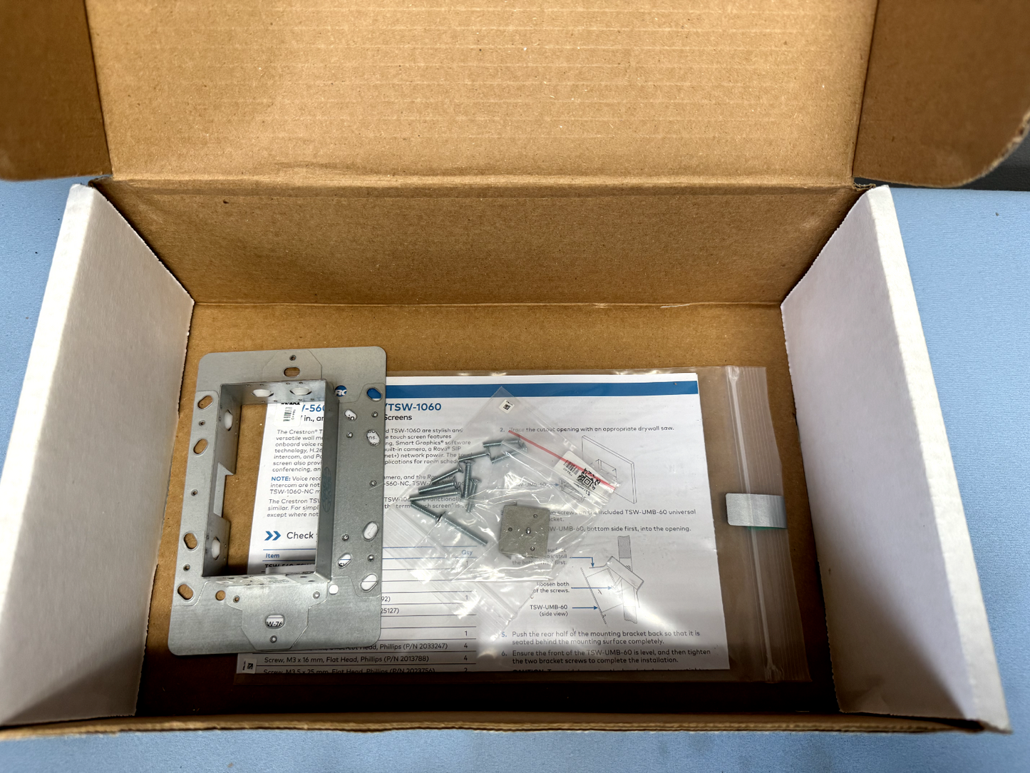 Crestron TSW-1060-B-S 10.1 in. Touch Screen, Black 6507651