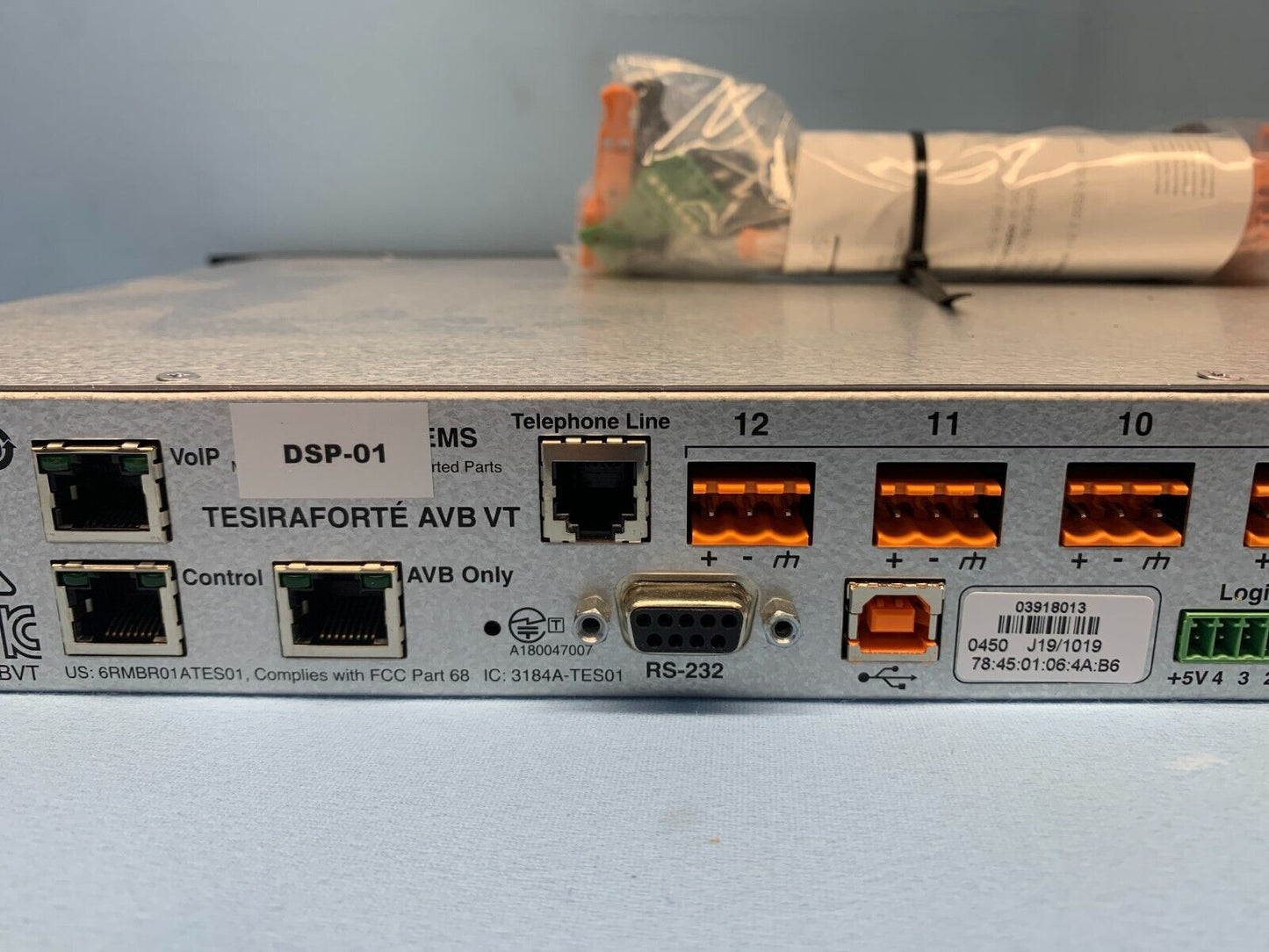 BIAMP TESIRA FORTE AVB VT Digital Audio Signal Processor