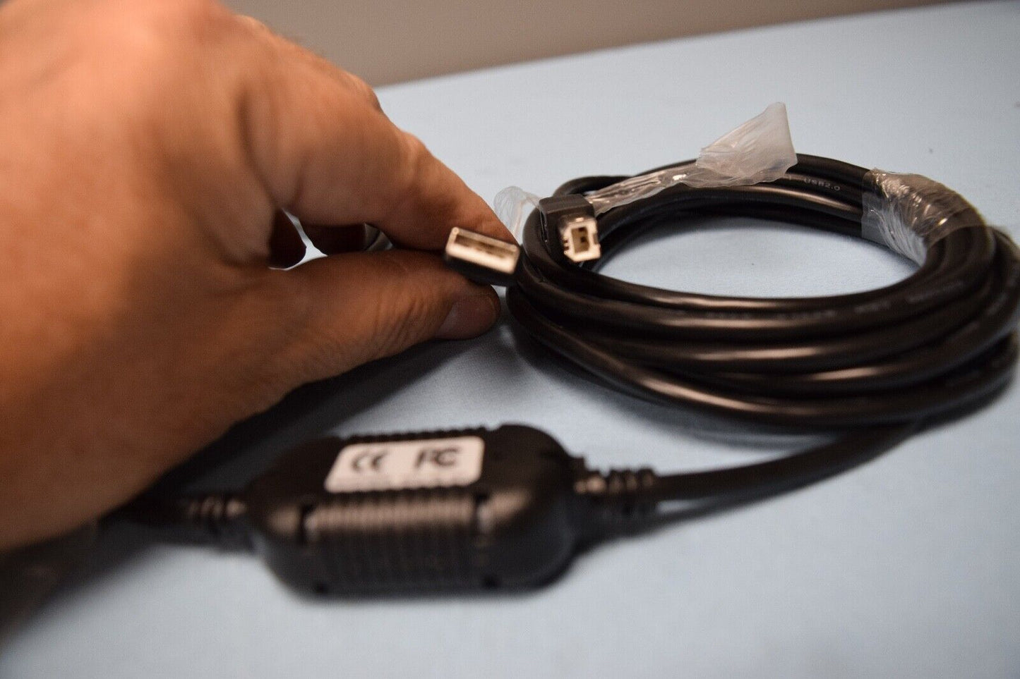 C2G Cables To Go 38989 25ft Usb A To B M/M Cable (LOT OF 8 pcs)