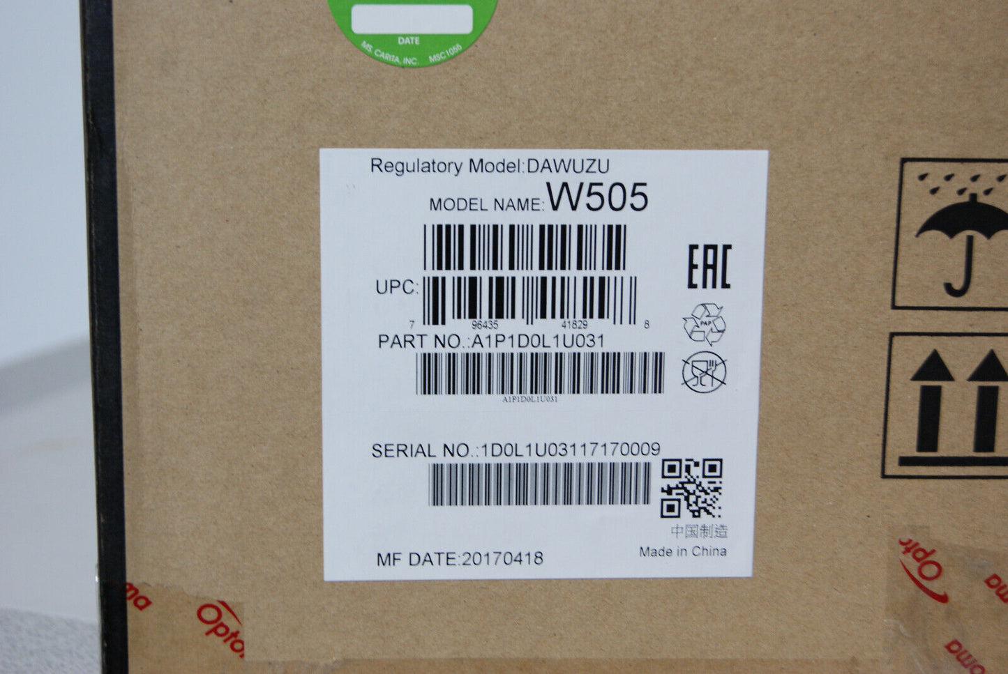 Optoma W505 / DAWUZU Full HD DLP WXGA Projector / 5200 Lumens