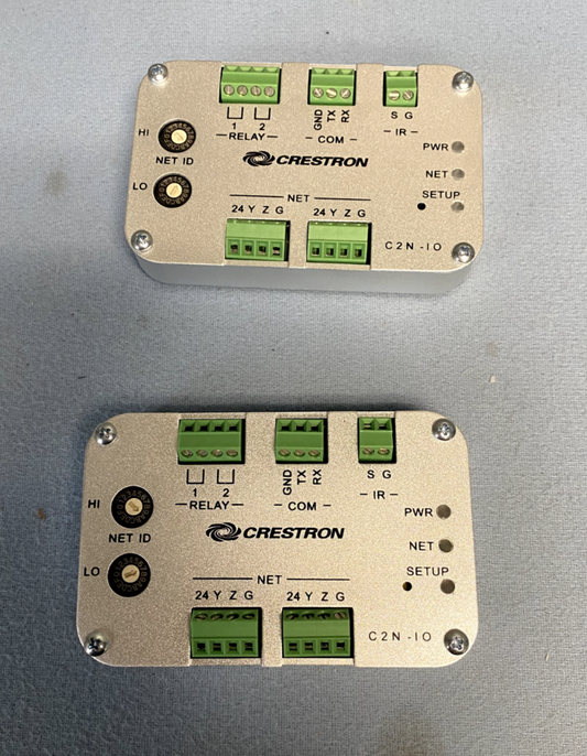 Crestron C2N-IO Lot of 2 Control Port Expansion Module 6505209