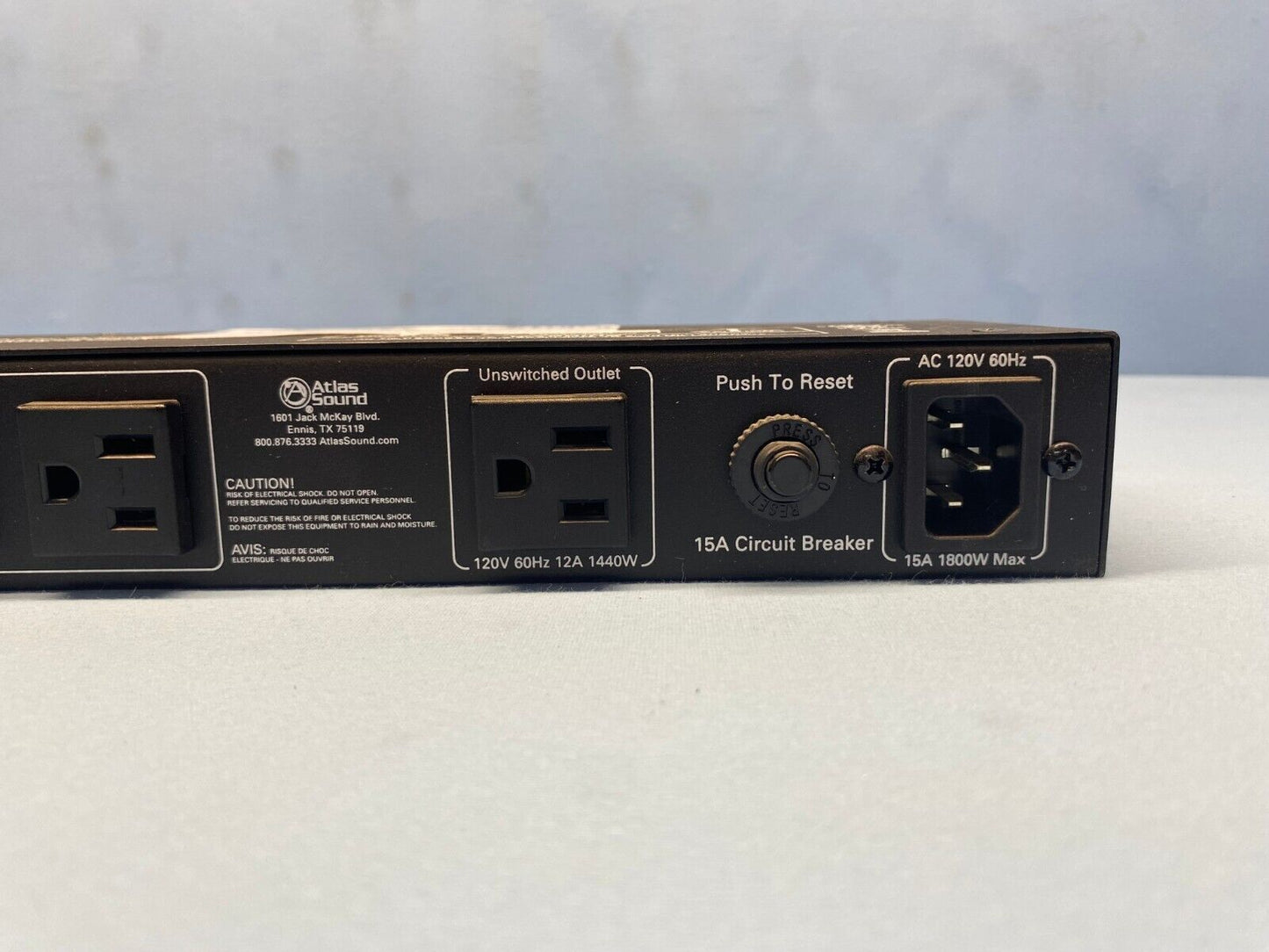 Atlas Power AP-S15A / 15A AC Power Conditioner & Distribution Unit
