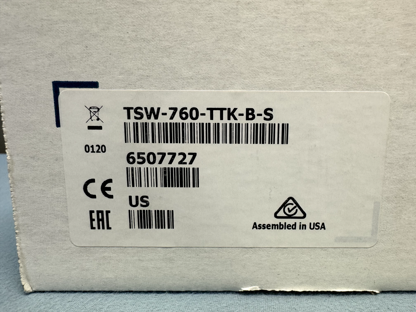 Crestron TSW-760-TTK-B-S Tabletop Kit for TSW-760 &TSS-7, Black Smooth | 6507727