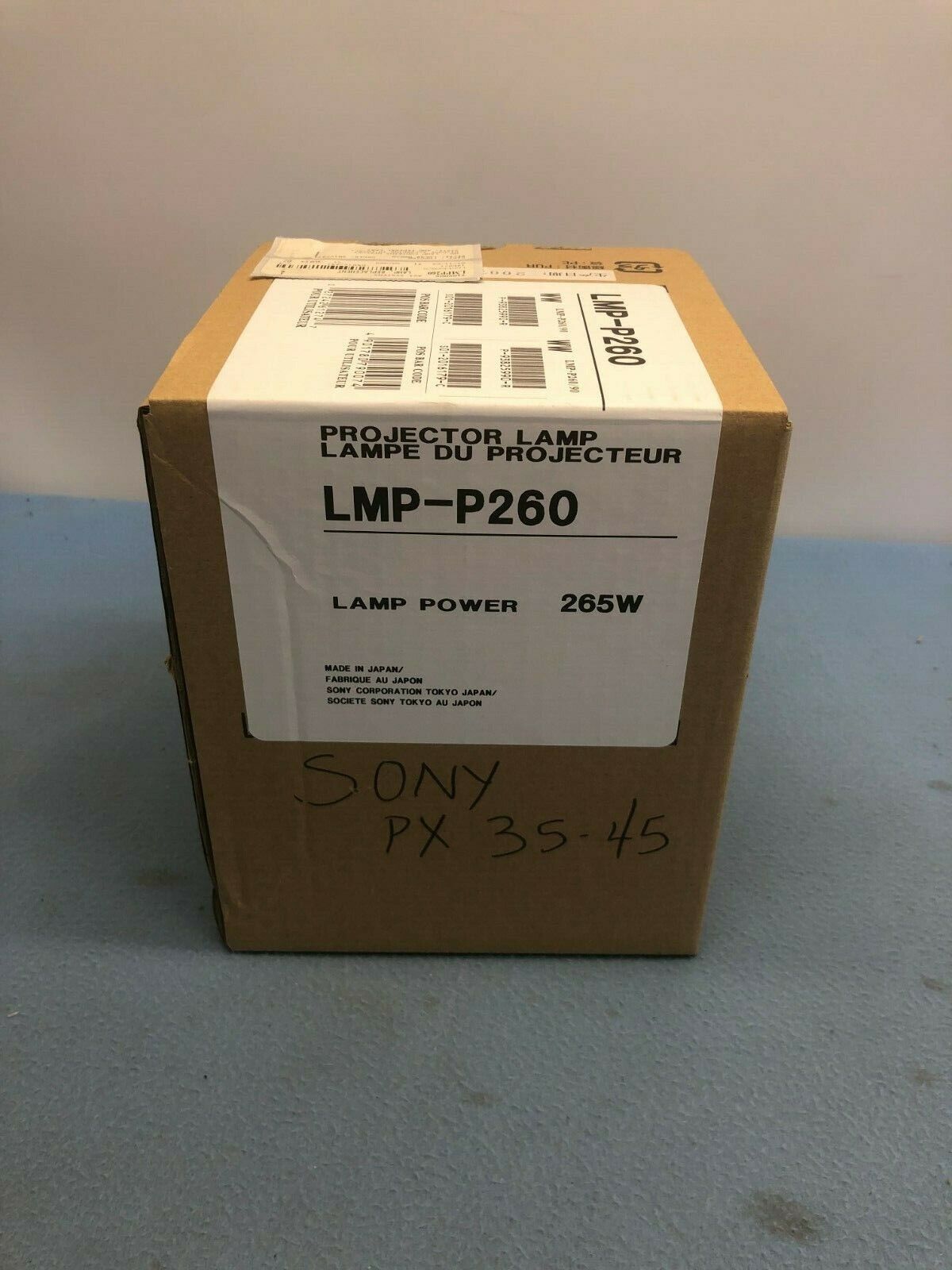 Sony LMP-P260 Factory Original OEM Video Projector Lamp