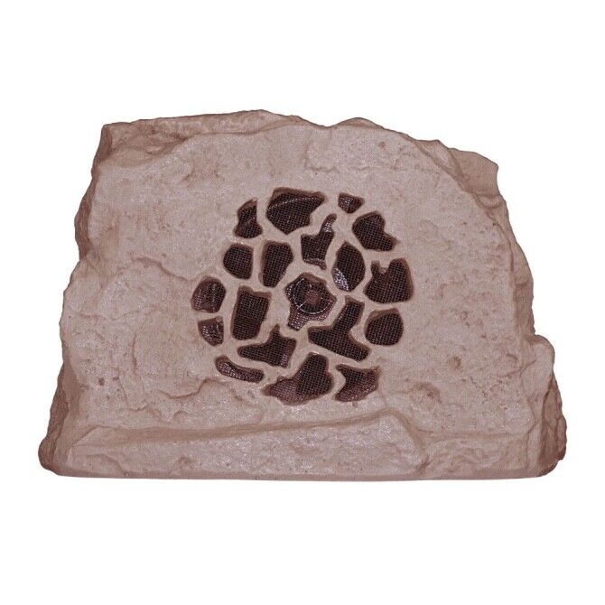 Rockustics Rocky III 6.5" Outdoor Weatherproof Rock Speaker - Brown