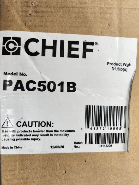 Chief PAC501B In-Wall Enclosure for Swing Arms