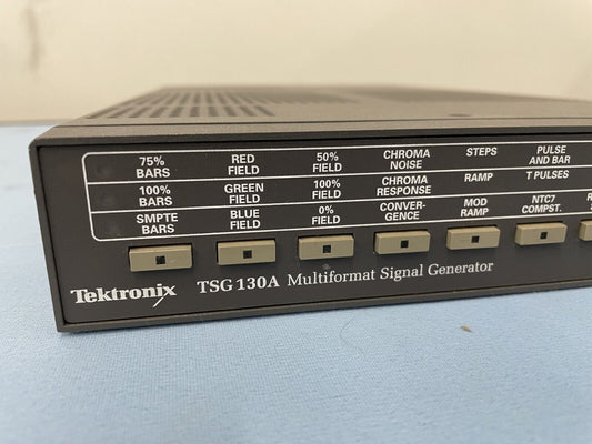 Tektronix TSG 130A Multiformat Video TV Test Signal Generator