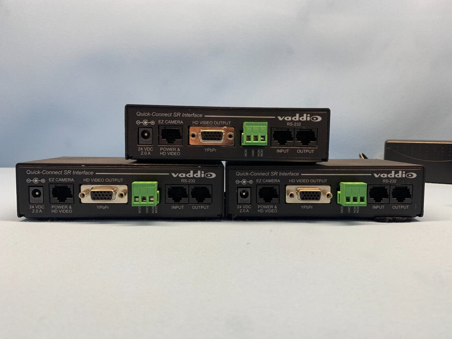 Vaddio 998-1105-016 Quick-Connect SR-Short Range Video Interface (Lot of 3)