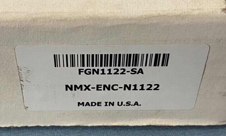 AMX NMX-ENC-N1122 Minimal Proprietary Compression Video Over IP Encoder