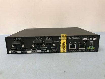 AMX SDX-410-DX Solecis Digital Switcher 4x1 HDMI Switcher