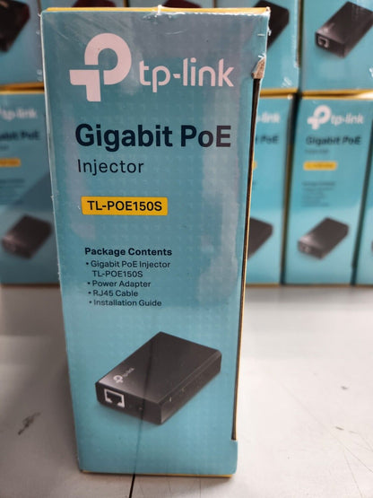 TP-Link TL-PoE150S Gigabit Power over Ethernet Injector Adapter PoE LOT OF 12