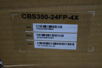 Cisco CBS350-24FP-4X 24-Port Gigabit PoE Stackable Managed Switch w/10G Uplinks