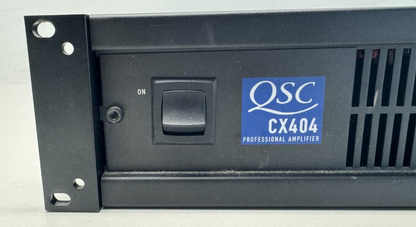 QSC CX404 4-Channel Professional Power Amplifier, 400W at 4 Ohm