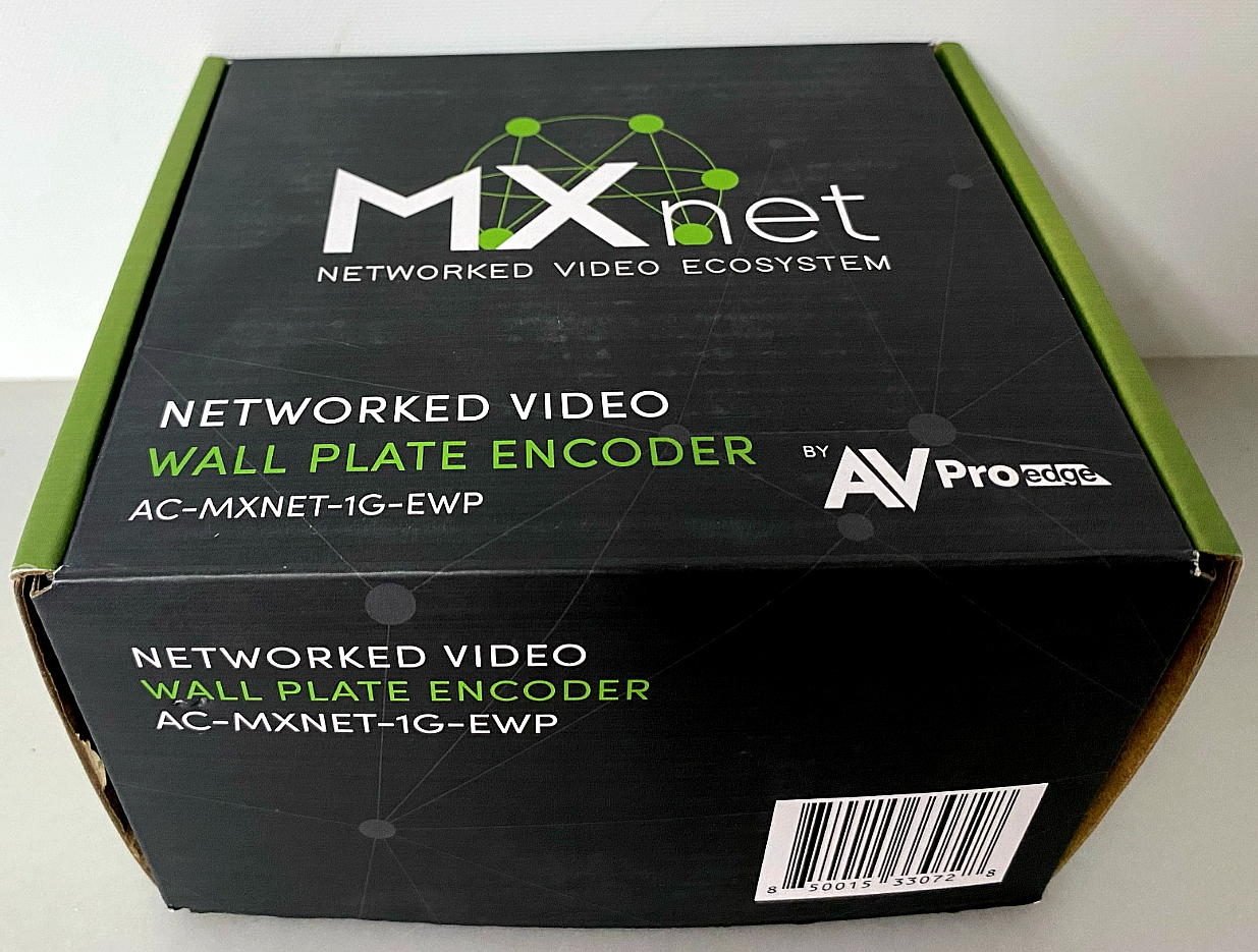 AVPRO EDGE Networked Video Wall Plate Encoder / AC-MXNET-1G-EWP