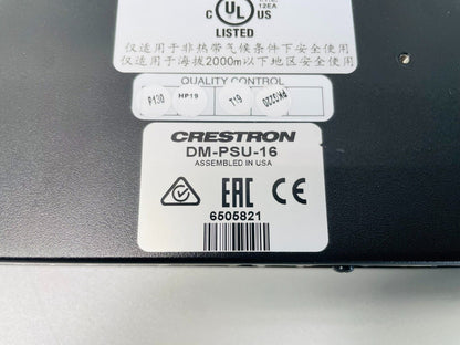 Crestron DM-PSU-16 | 16-Port PoDM Power Supply for DM 8G+ I/O Cards | 6505821