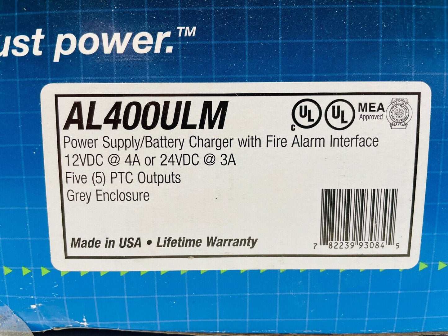 ALTRONIX AL400ULM M Series Multi-Output Power Supply Charger