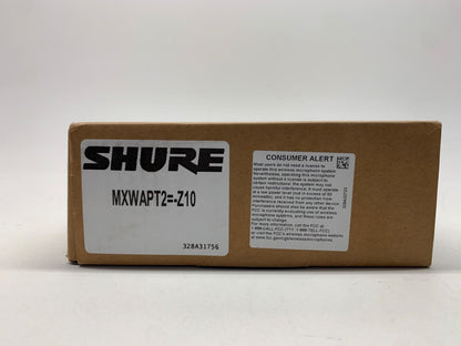 Shure MXWAPT2=Z10  2-Channel Access Point Transceiver 1920-1930MHz