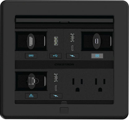 Crestron FT2-700-ELEC-B FlipTop Electrical Cable Management System (Black)