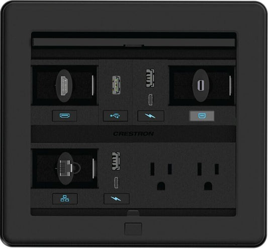 Crestron FT2-700-ELEC-B FlipTop Electrical Cable Management System (Black)