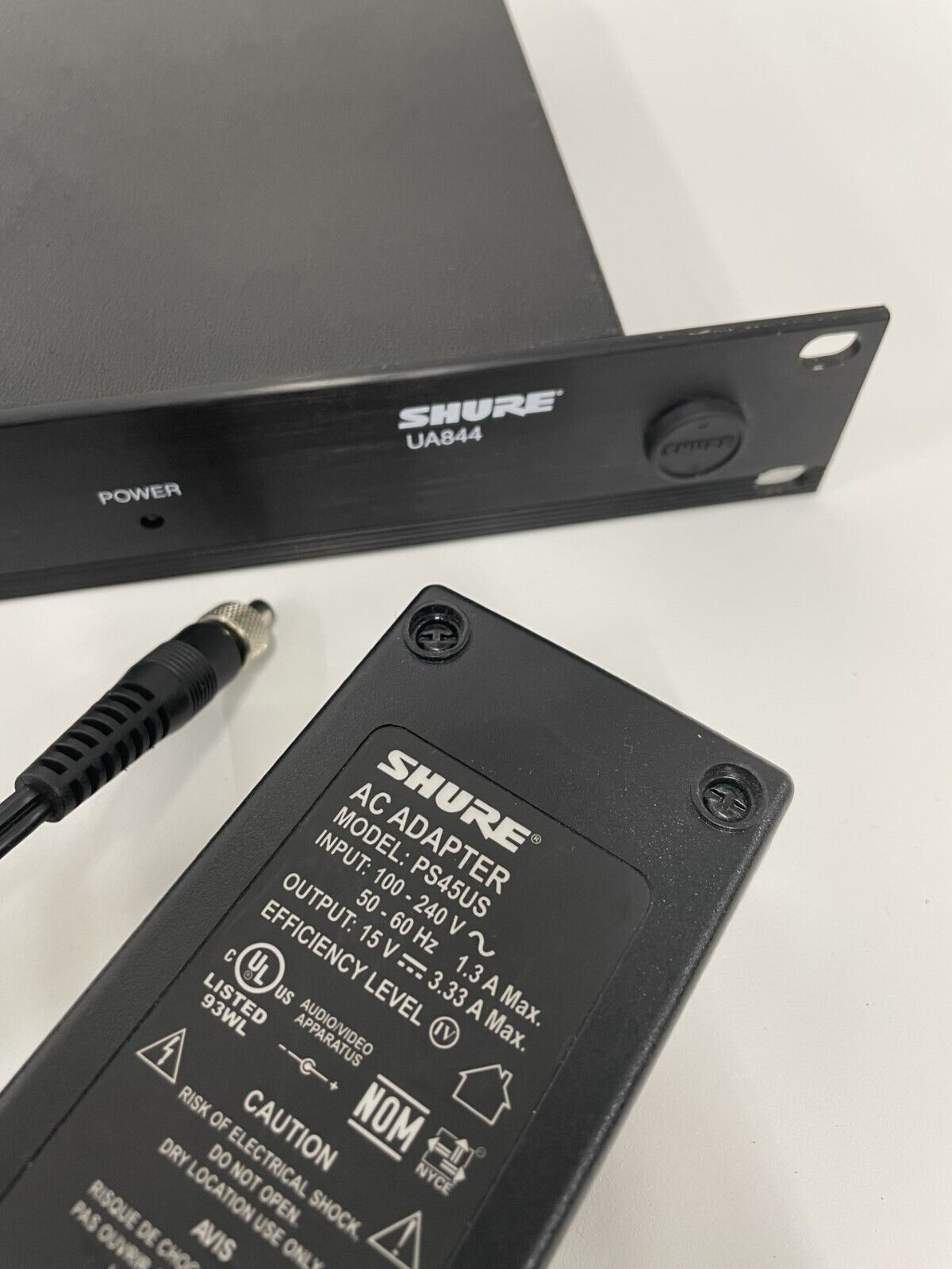 Shure UA844-US Wideband UHF Antenna / Power Distribution System 470-90 ...