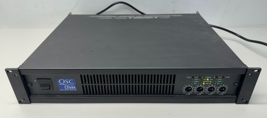 QSC CX404 4-Channel Professional Power Amplifier, 400W at 4 Ohm