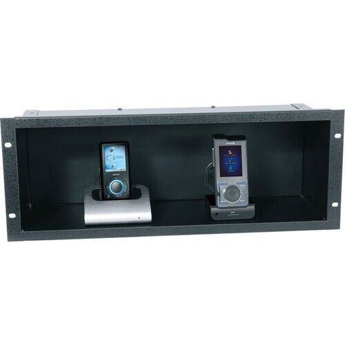 Middle Atlantic SH-DMP-A Rackmount Portable Media Shelf - Black Anodized Finish