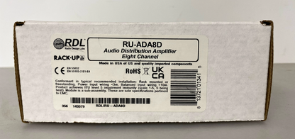 RDL RU-ADA8D Audio Distribution Amplifier