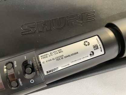 Shure SLXD2/B87A Wireless Handheld Microphone with Beta 87A Band G58 417-506 MHz