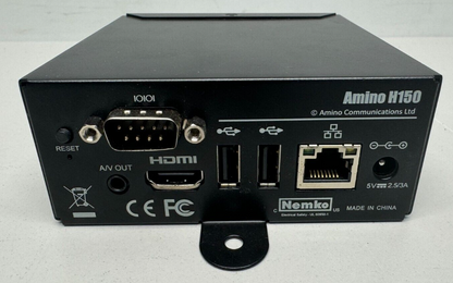 Amino H150 High Definition HDMI IPTV OTT Set-Top Box with Remote & Power Adaptor