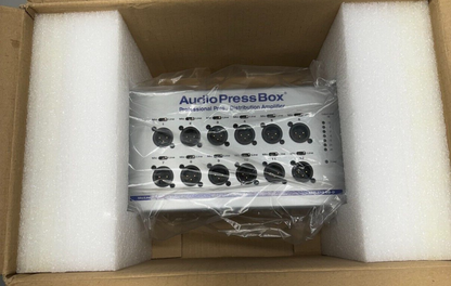 AudioPressBox APB-112 SB-D 1 channel DANTE input and 12 LINE/Mic outputs