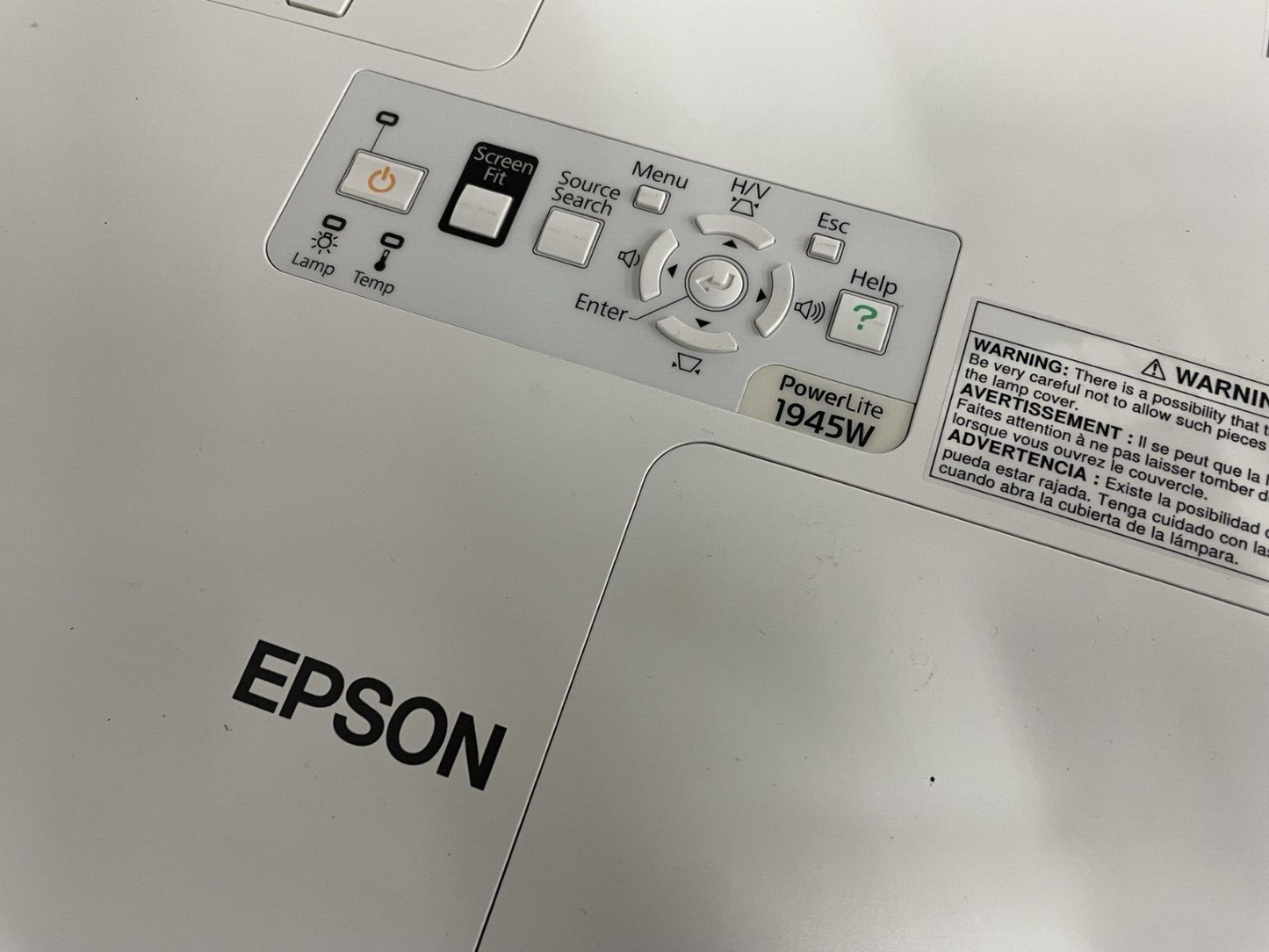 Epson PowerLite 1945W Widescreen 4200-Lumen WXGA Projector System with Remote &