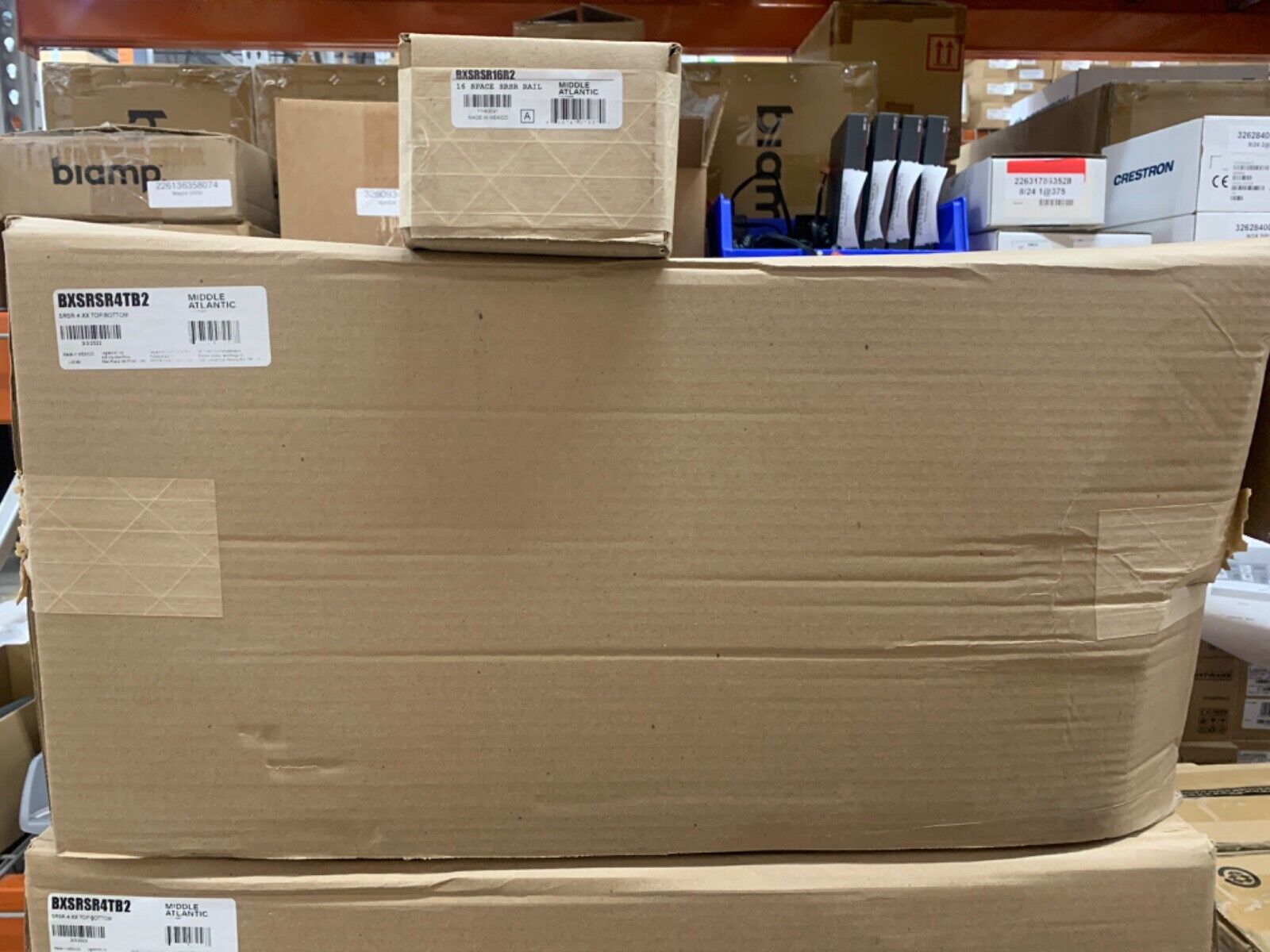 Middle Atlantic BXSRSR4TB2 Rotating Sliding Rack System w/ BXSRSR16R2 ...