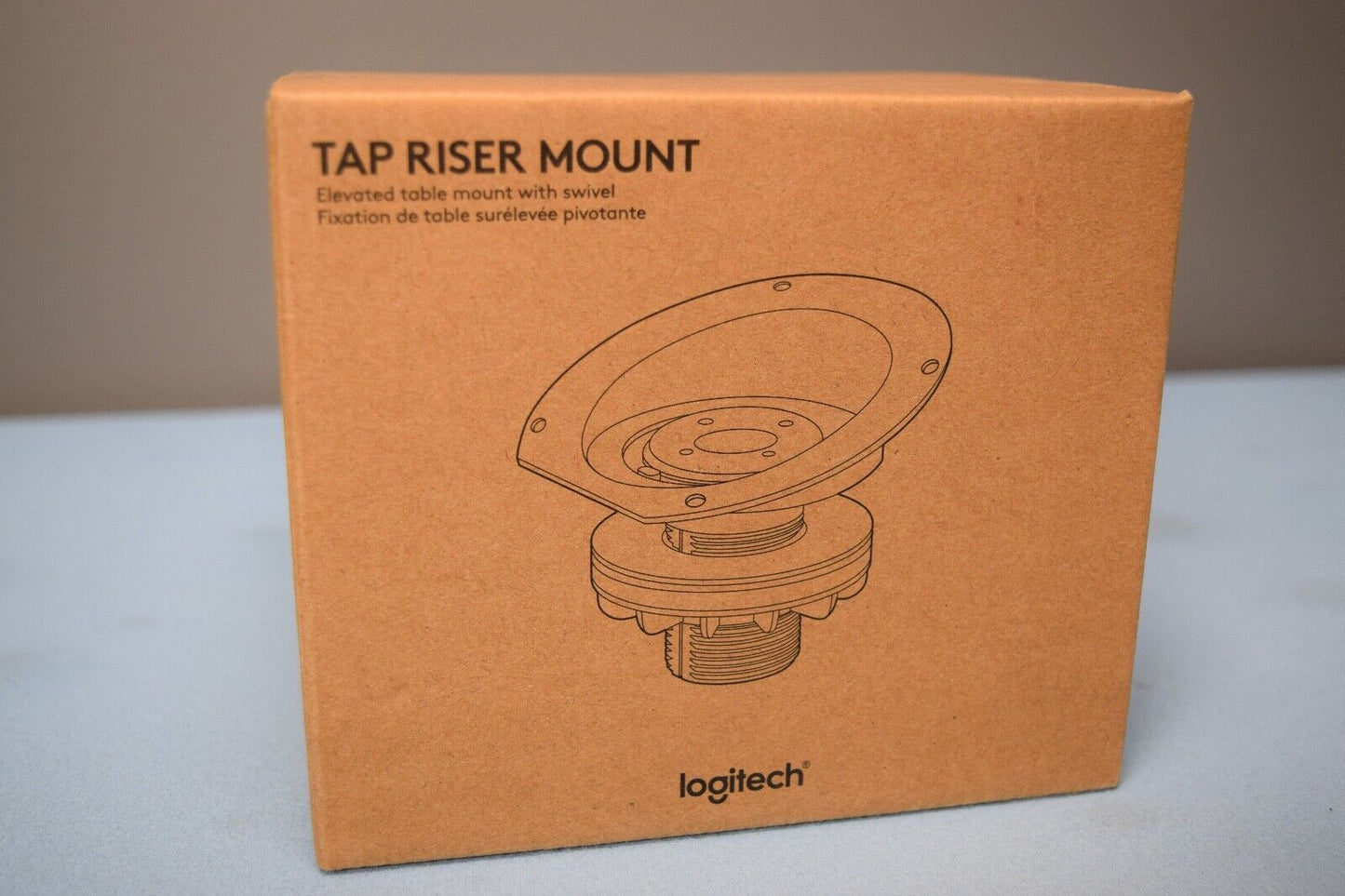 Logitech TAP RISER MOUNT Elevated table mount with swivel  952-000080