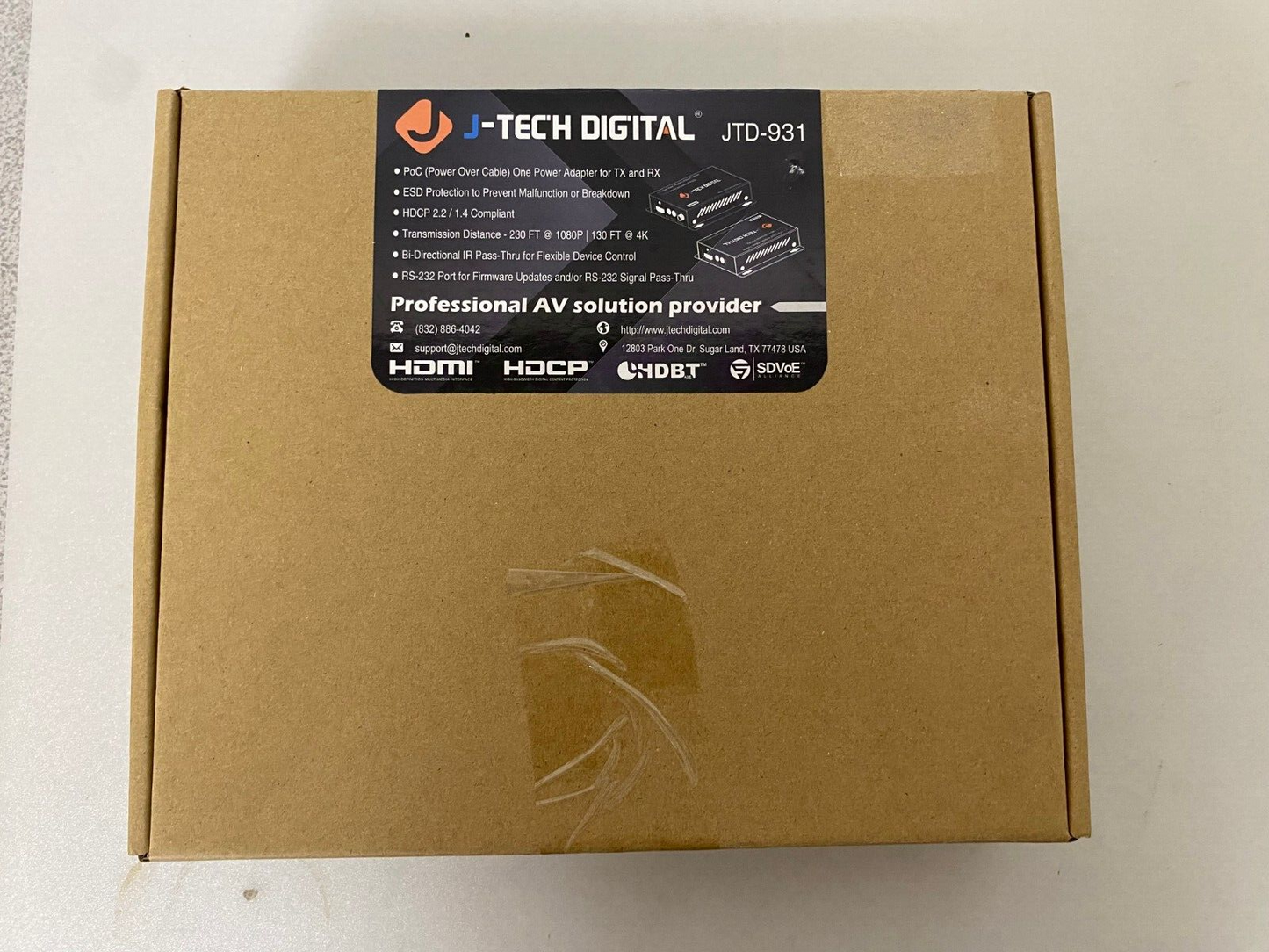 J-Tech Digital JTD-931 4K Ultra HD HDMI Extender