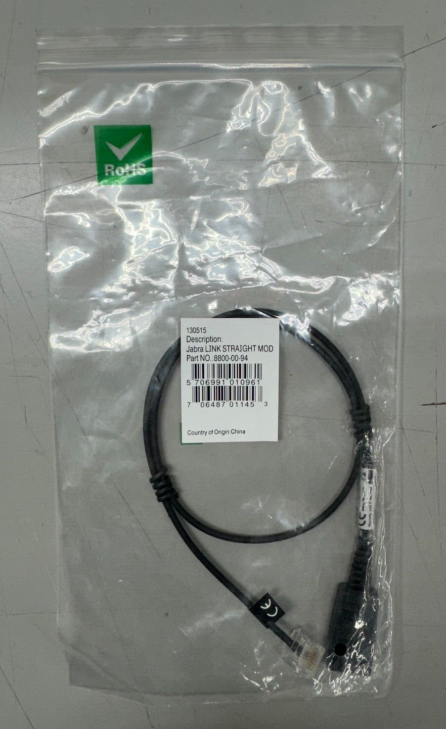 Jabra 8800-00-94 LINK Straight Mod Siemens Adapter QD to RJ-45 LOTS OF 8