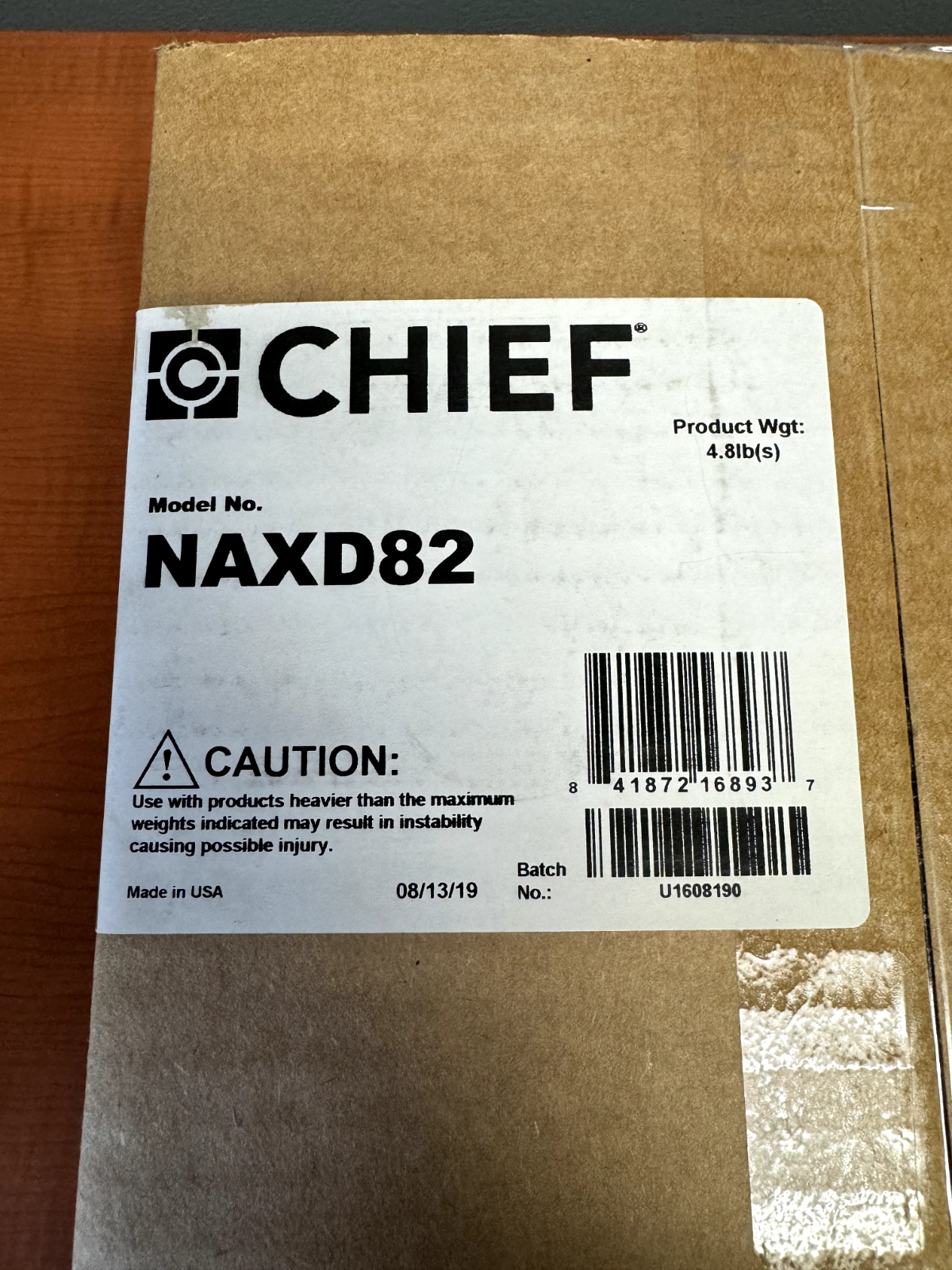 Chief SurgeX SA-82 NAXD82 FlatPak 2-Receptacle Surge Protector NEW