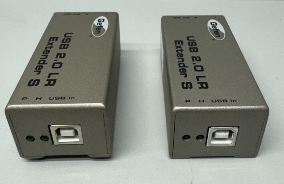 Gefen USB 2.0 LR Extenders 2x S & 2x R w/ 3x  AC Power Adaptors