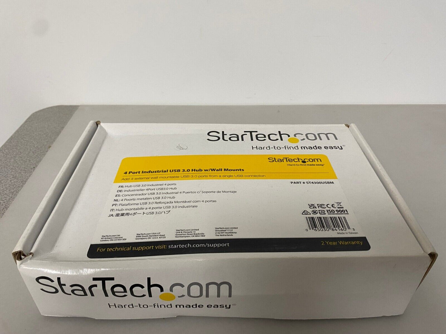 StarTech 4 Port Industrial USB 3.0 Hub (ST4300USBM)