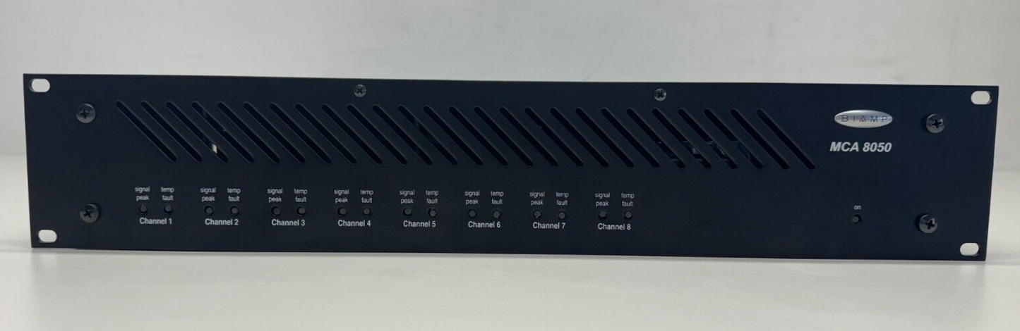 Biamp MCA 8050 Multi Channel Power Amplifier, 8 Channel, 50 W Amplifier