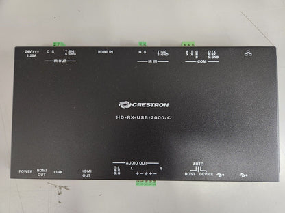 Crestron HD USB 2000 C KIT HD-TX-USB-2000-C & HD-RX-USB-2000-C w/ Power Supply