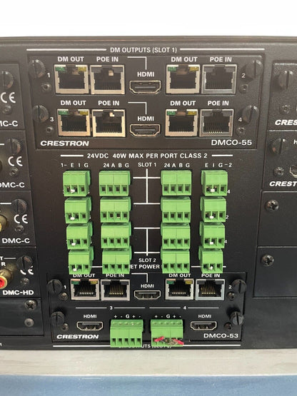 Crestron DM-MD8X8 - 8x8 DigitalMedia Switcher with Pictured Cards